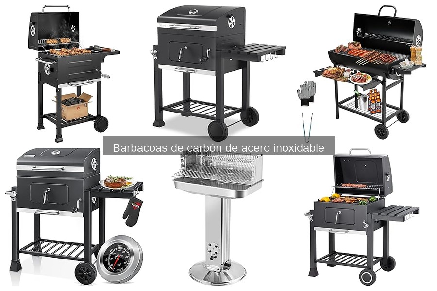 ¿Qué es una barbacoa de carbón de acero inoxidable?