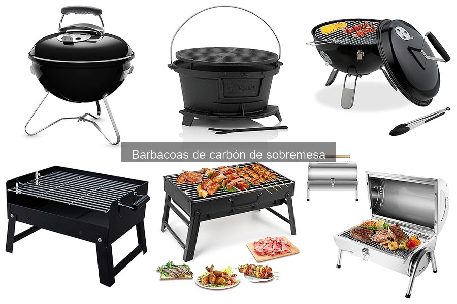 ¿Qué es una barbacoa de carbón de sobremesa? Características y usos