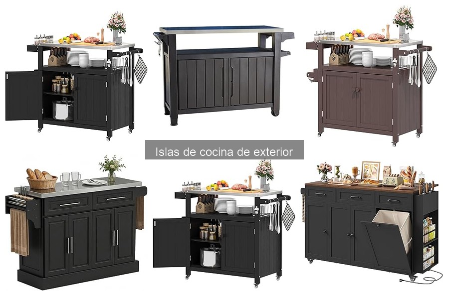 ¿Qué es una isla de cocina de exterior? Guía y características