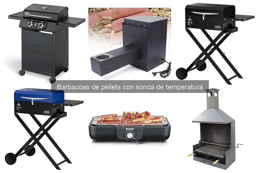 ¿Qué son las barbacoas de pellets con sonda de temperatura?