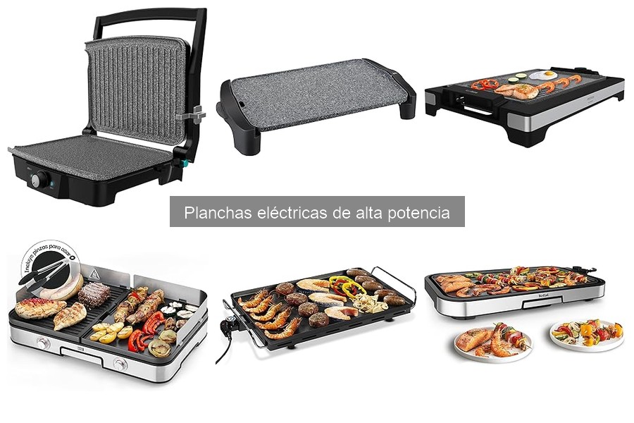 ¿Qué son las planchas eléctricas de alta potencia?