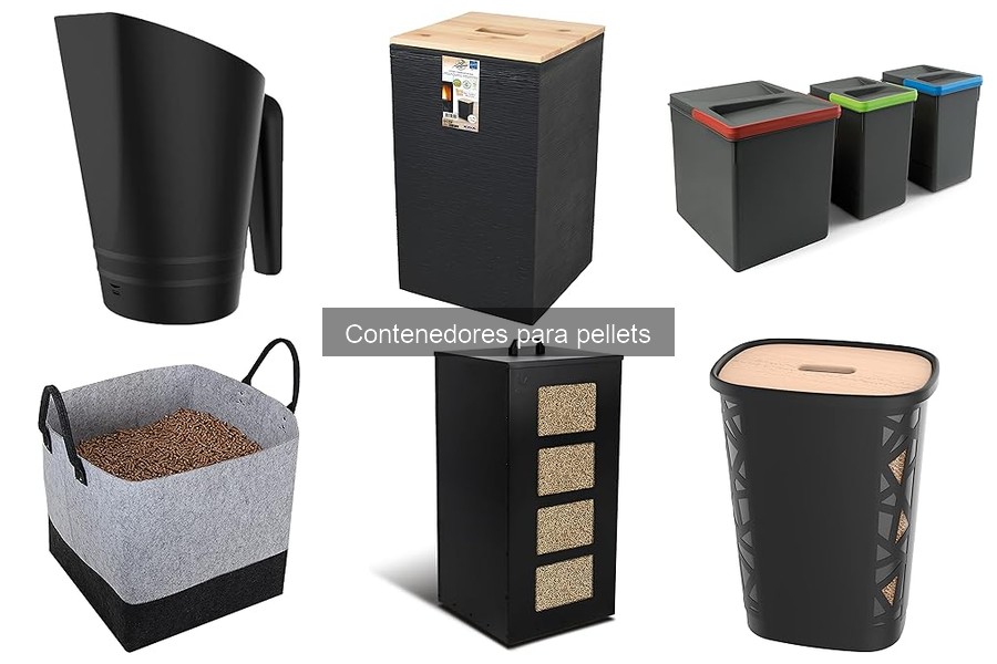 Qué son los contenedores para pellets y sus funciones