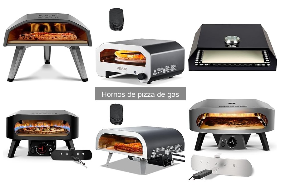 Rango de precios de hornos de pizza de gas en 2023