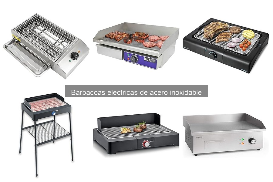 Recetas deliciosas para barbacoa eléctrica de acero inoxidable