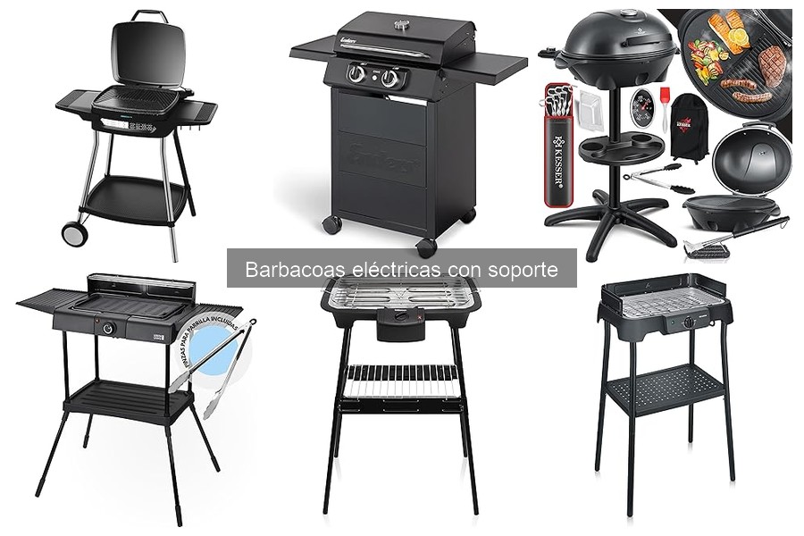 Recetas deliciosas para barbacoas eléctricas con soporte