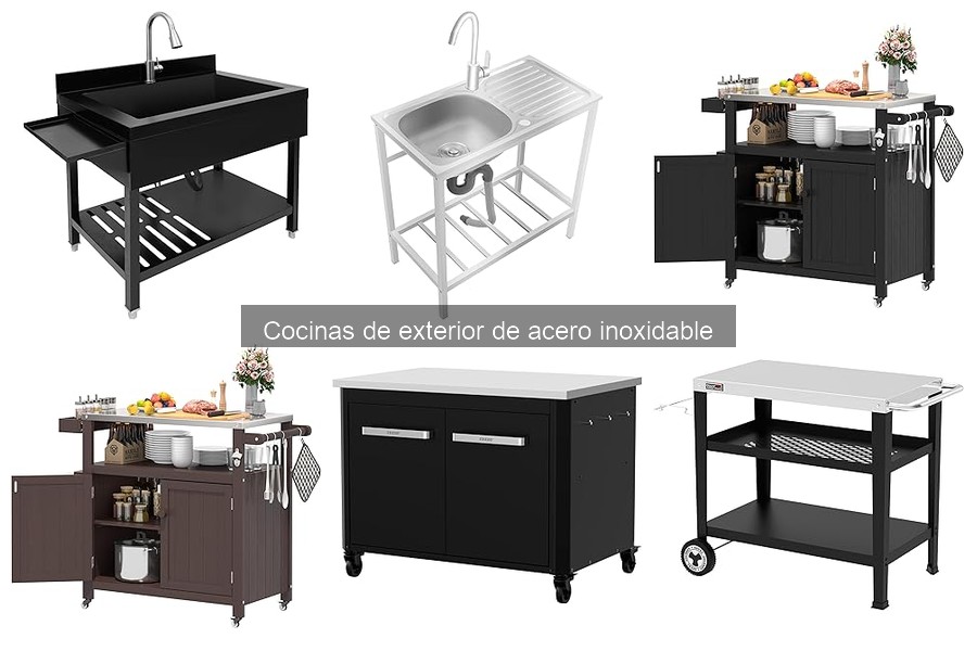 Recetas deliciosas para cocinas de exterior de acero inoxidable