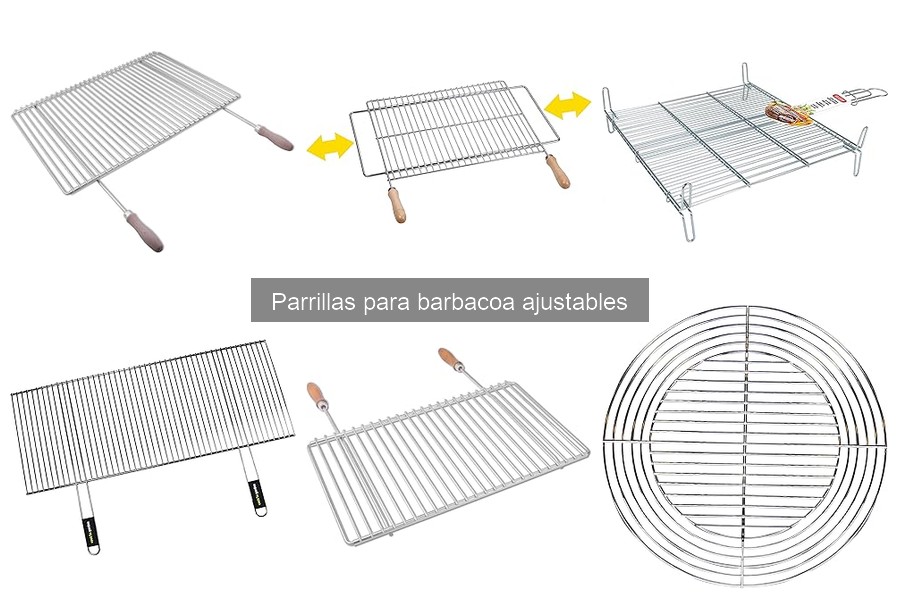 Recetas deliciosas para parrillas ajustables de barbacoa