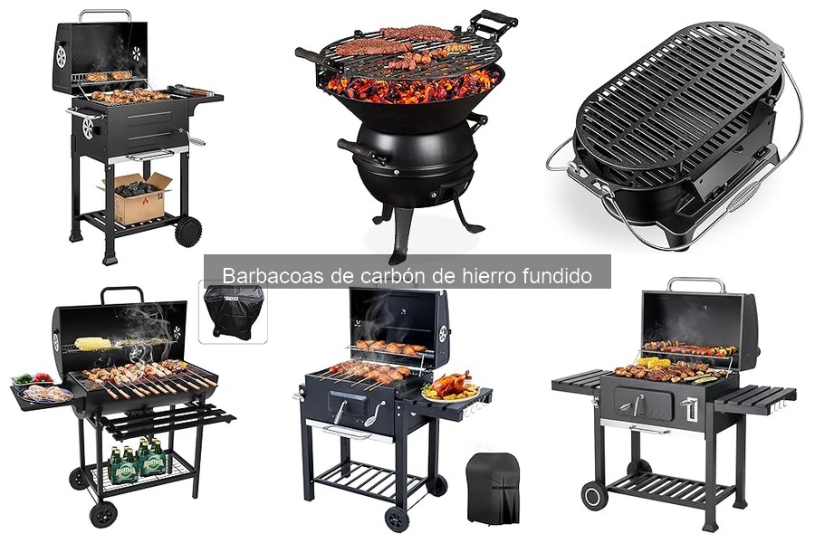 Recetas Especiales para Parrillas de Carbón de Hierro Fundido