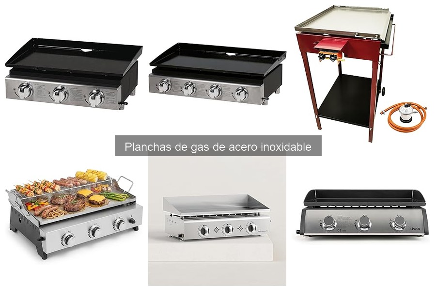 Recetas fáciles en planchas de gas de acero inoxidable