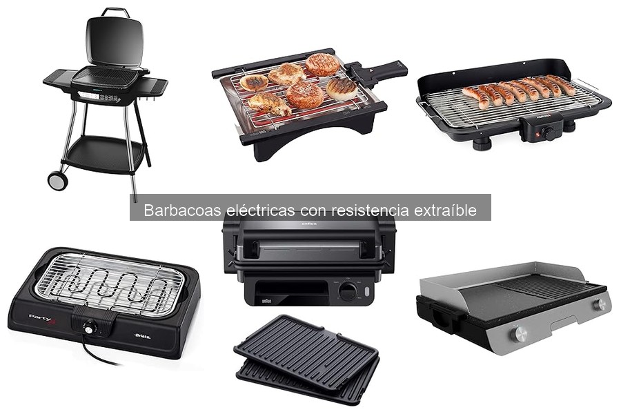 Recetas fáciles para barbacoas eléctricas con resistencia extraíble