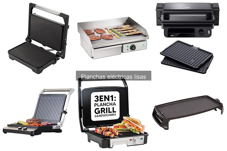 Recetas fáciles para hacer en planchas eléctricas lisas