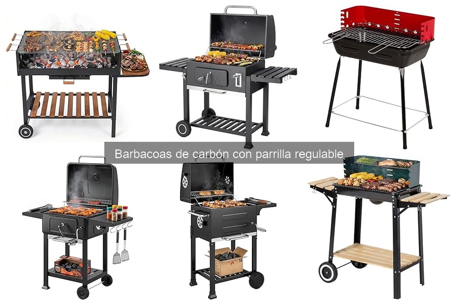 Recetas irresistibles para barbacoa de carbón con parrilla regulable
