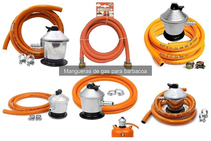 Soluciones para fugas en mangueras de gas para barbacoa