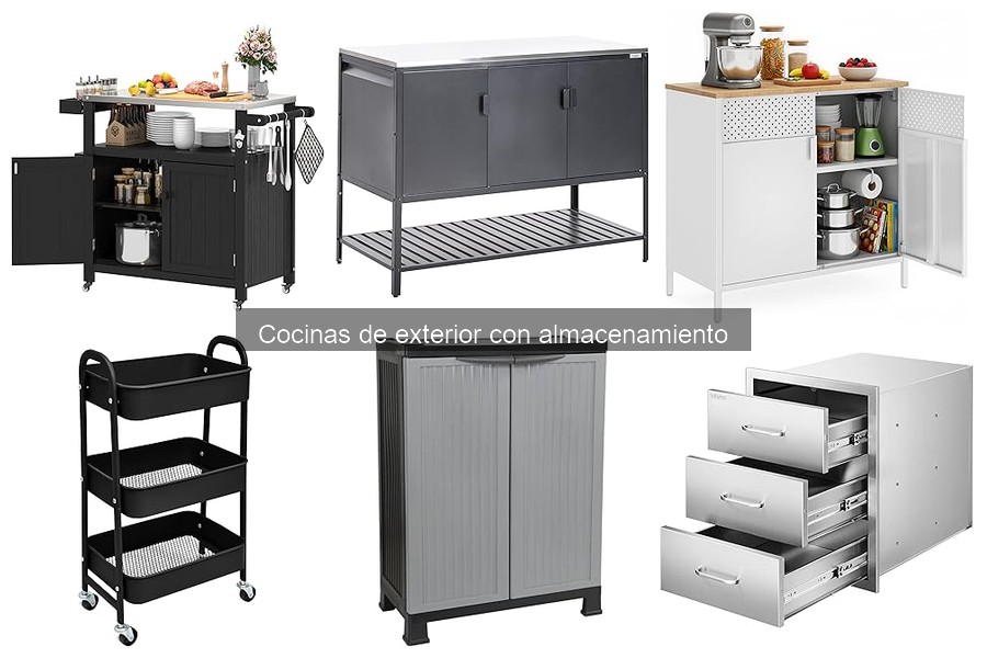 Tendencias en Cocinas de Exterior con Almacenamiento 2023