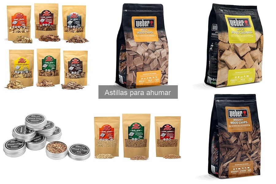 Tipos de astillas para ahumar y sus características
