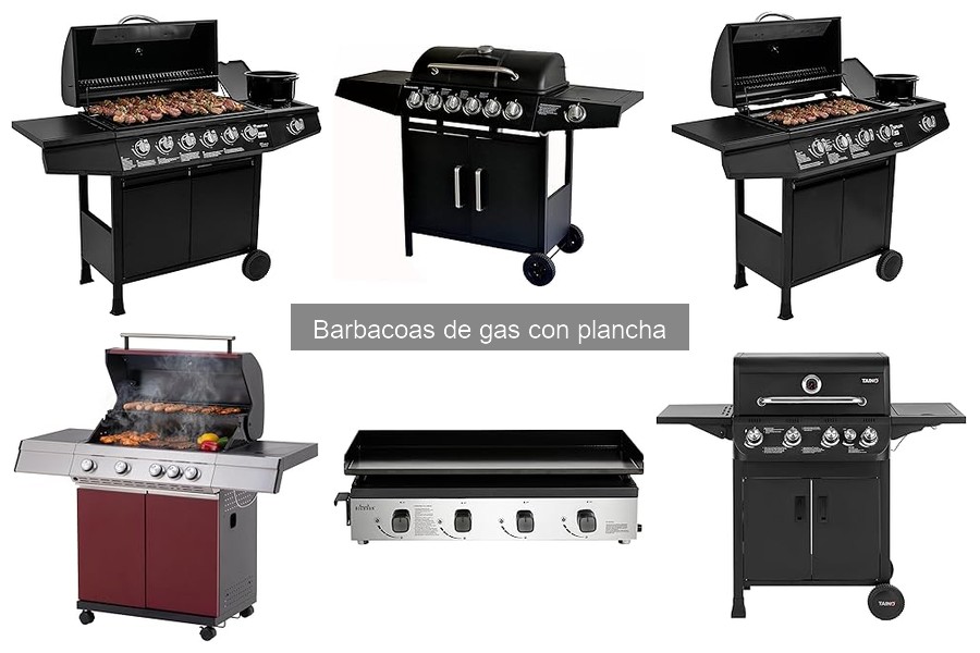 Tipos de barbacoas de gas con plancha: guía completa