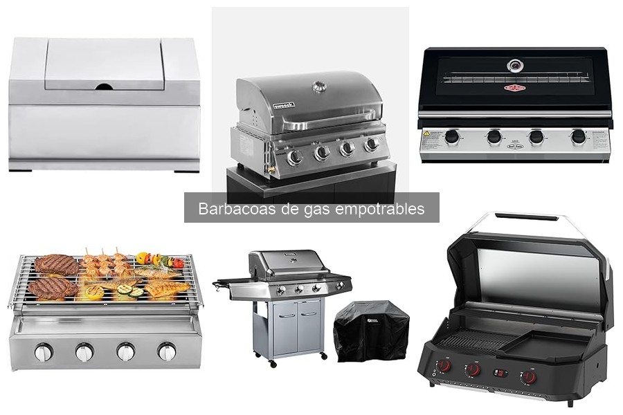 Tipos de barbacoas de gas empotrables: ventajas y usos