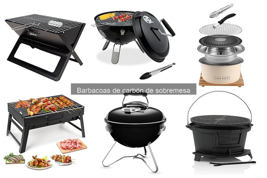 Tipos de carbón ideales para barbacoas de sobremesa