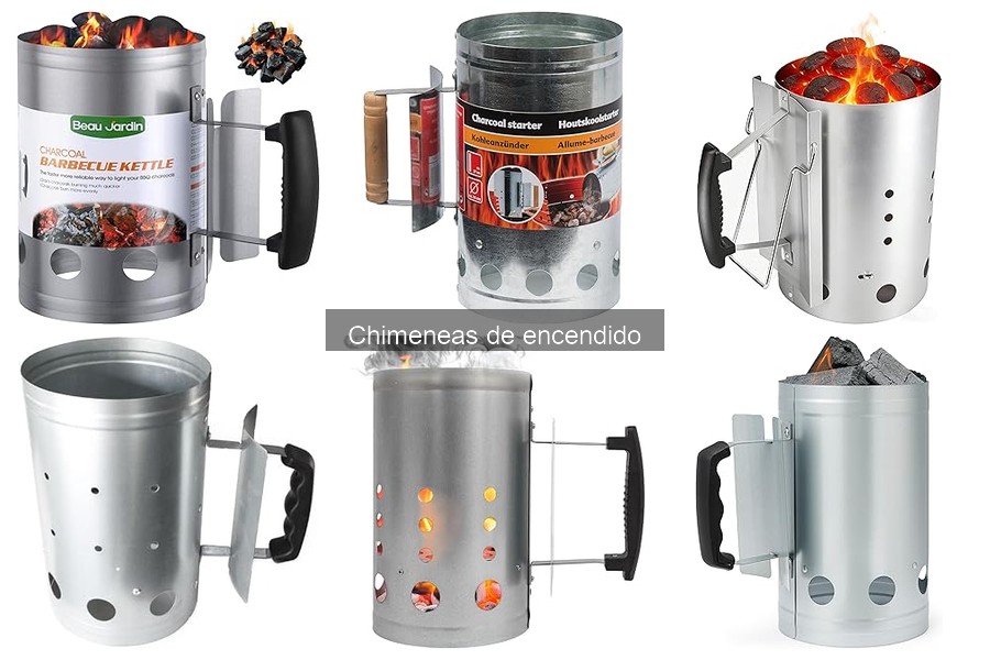 Tipos de chimeneas de encendido para BBQ y parrillas