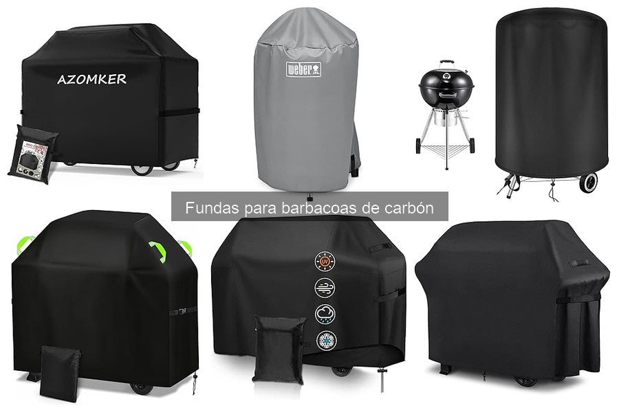 Tipos de fundas para barbacoas de carbón: Características y más