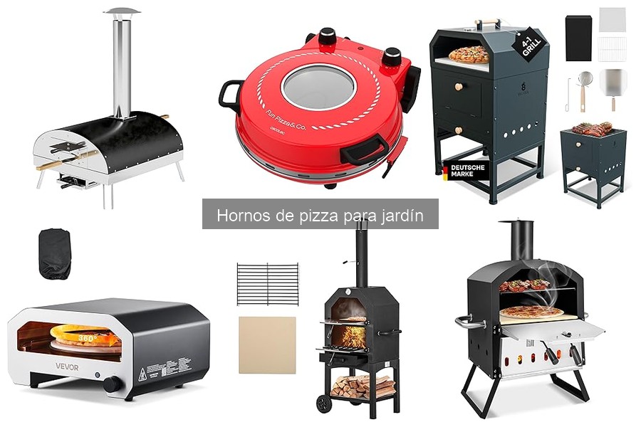 Tipos de hornos de pizza para jardín: gas, leña y eléctricos