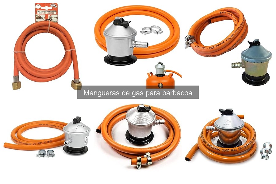 Tipos de mangueras de gas para barbacoas: materiales y usos