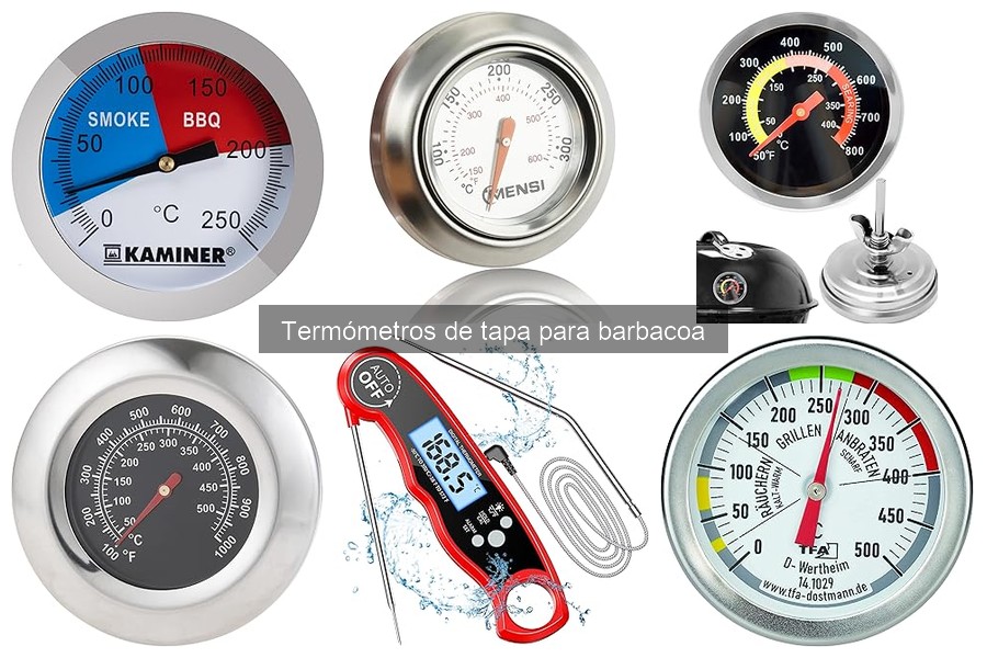 Tipos de termómetros de tapa para barbacoa: guía completa