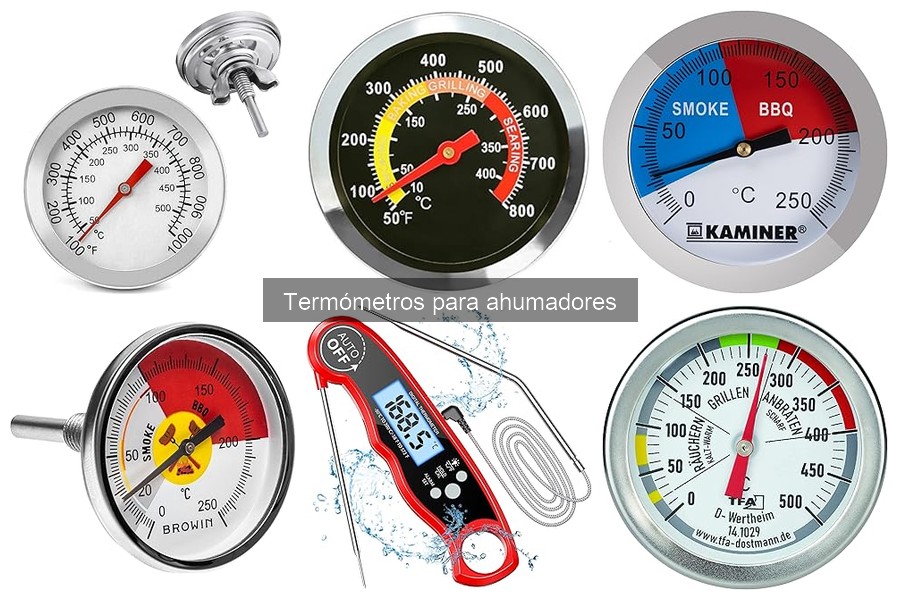 Tipos de termómetros para ahumadores: ventajas y desventajas