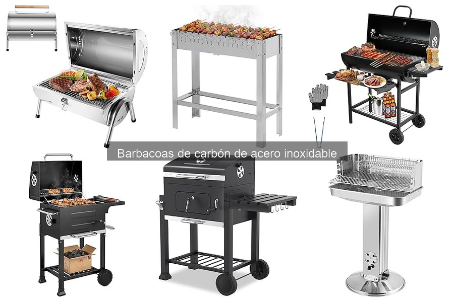 Uso y mantenimiento de barbacoas de carbón de acero inoxidable