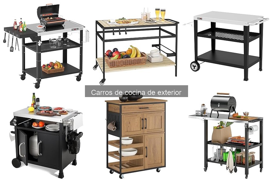 Ventajas de usar carros de cocina de exterior para BBQ