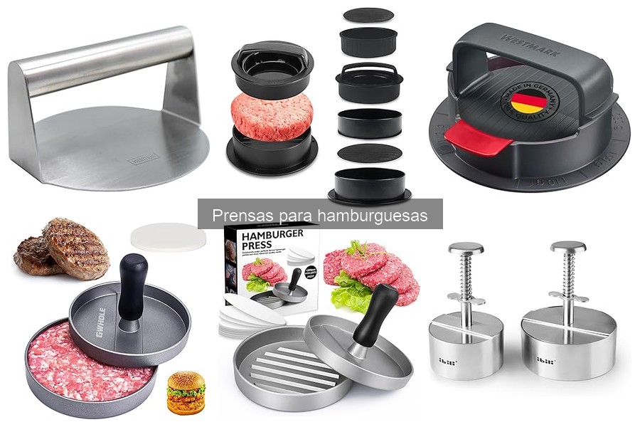 Ventajas de usar una prensa para hamburguesas en tu cocina