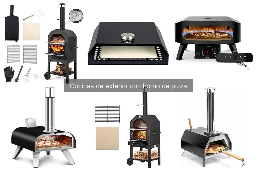 Ventajas y desventajas de cocinas de exterior con horno de pizza