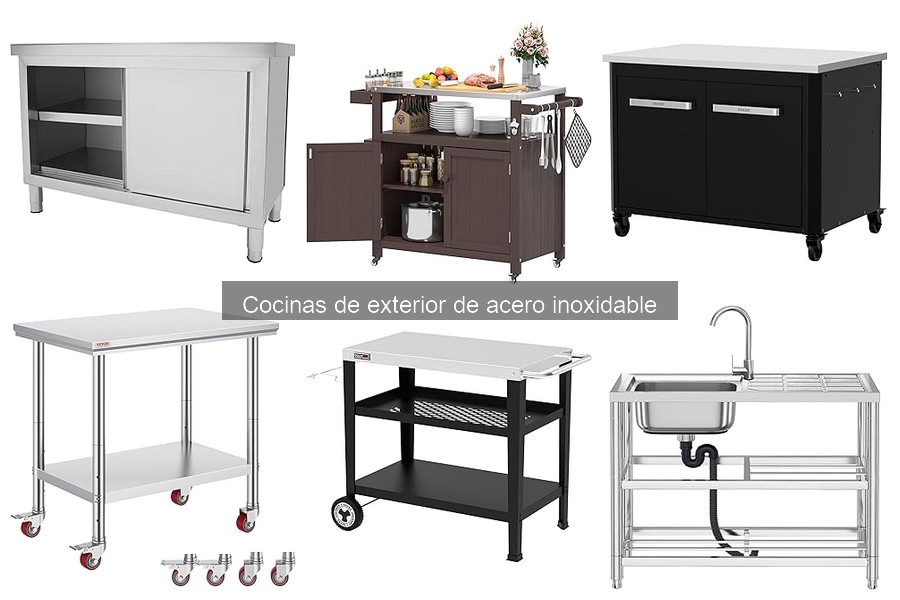 Ventajas y desventajas de cocinas de exterior de acero inoxidable