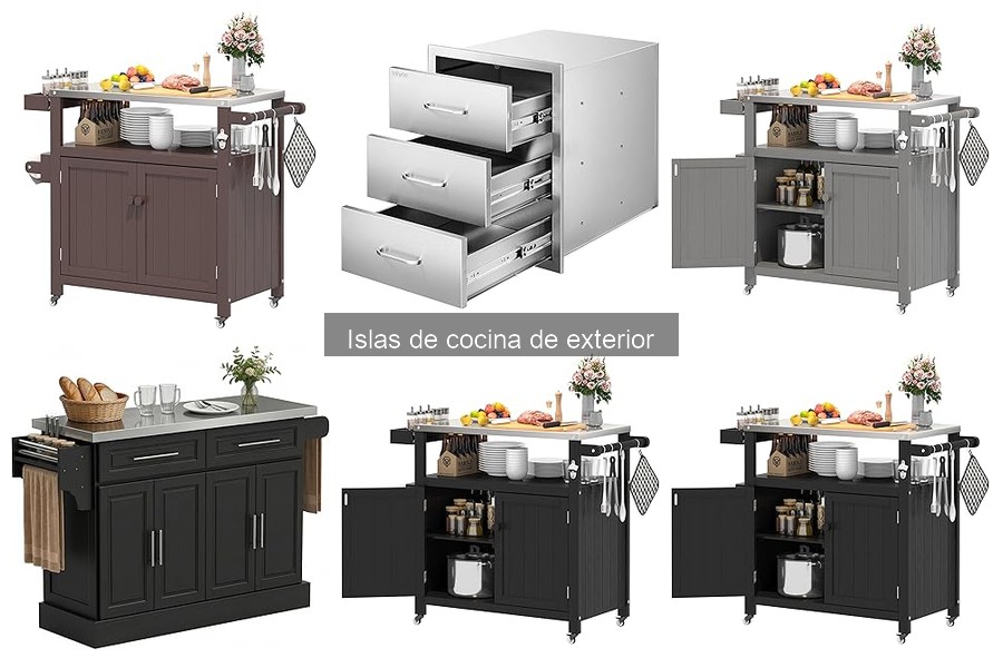 Ventajas y desventajas de islas de cocina exteriores