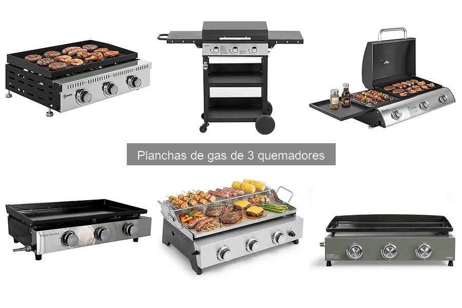 Ventajas y desventajas de las planchas de gas de 3 quemadores