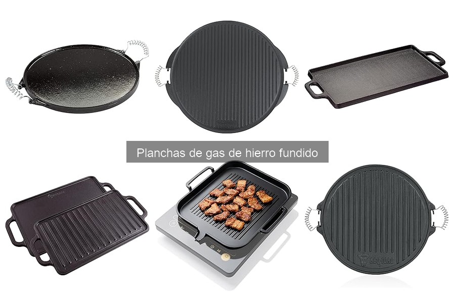 Ventajas y desventajas de las planchas de gas de hierro fundido