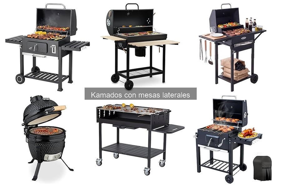 Ventajas y desventajas de los kamados con mesas laterales