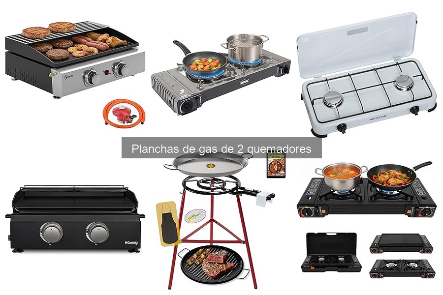 Ventajas y desventajas de planchas de gas de 2 quemadores