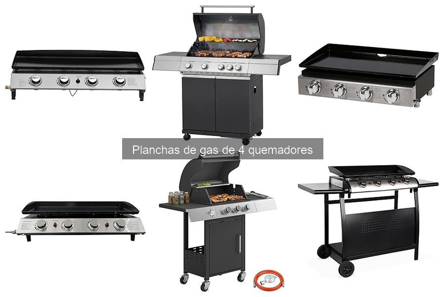 Ventajas y desventajas de planchas de gas de 4 quemadores