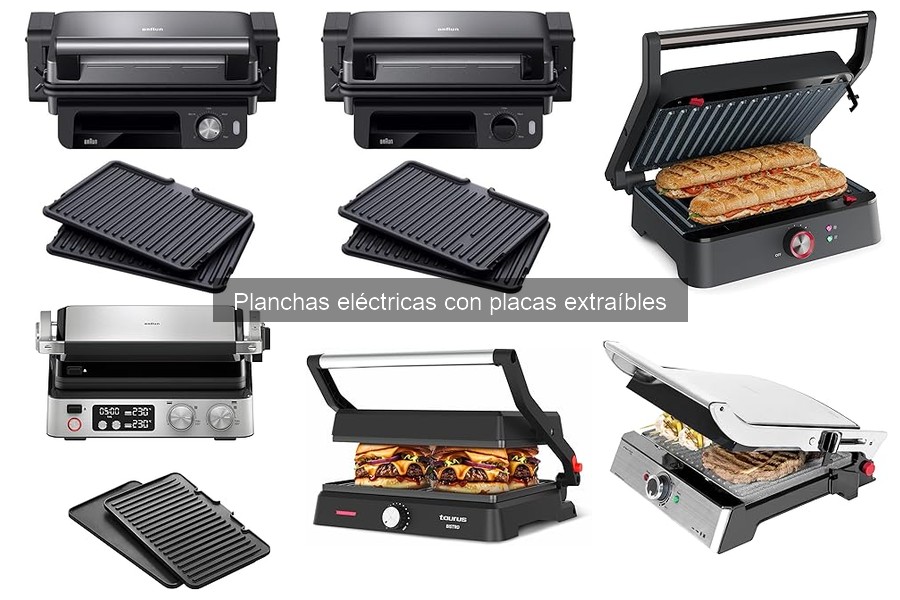 Ventajas y Desventajas de Planchas Eléctricas con Placas Extraíbles